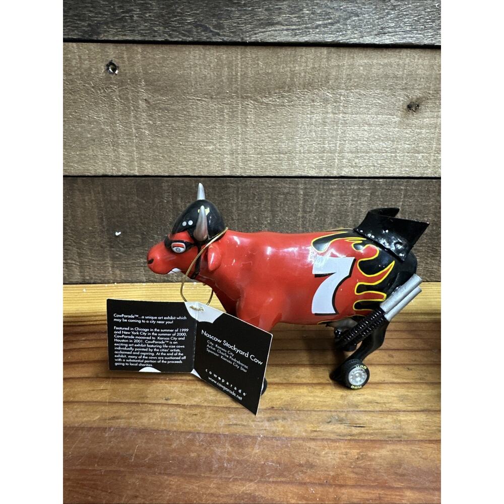 Cow Parade Nascow Stockyard Cow #9206 In Box